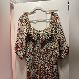 Free People Floral Maxi Dress